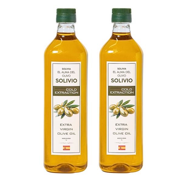 상품 이미지: 스페인 직수입 냉압착 엑스트라버진 올리브오일 대용량 1000ml x 2병 세트