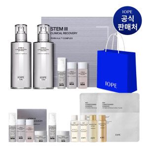 상품 이미지: 내일도착아이오페 XMD 스템3 클리니컬 리커버리 2종 세트(여행용12종+쇼핑백)