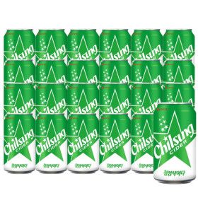 상품 이미지: 칠성사이다 350ml 24캔 청량음료 / 탄산음료 / 탄산