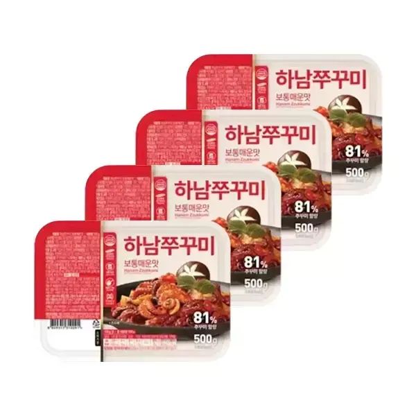상품 이미지: 하남쭈꾸미 보통매운맛, 500g, 4개
