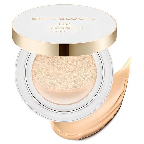 상품 이미지: 미샤 세이프 블록 RX 커버 톤업 선 쿠션 SPF50+ PA++++, 14g, 1개
