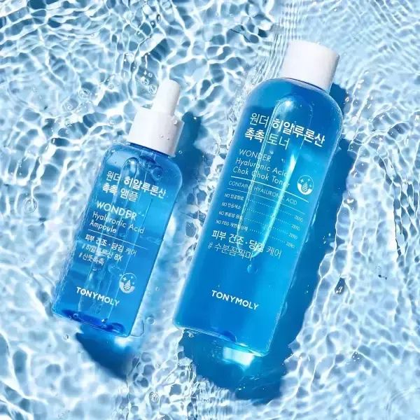상품 이미지: 원더 히알루론산 촉촉 토너+앰플(500+100ml)