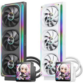 상품 이미지: 다크플래쉬 WAVE DV360S MAX ARGB 디스플레이 (블랙)