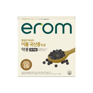 상품 이미지: 이롬 황성주 국산콩 약콩 무가당 두유 190ml (16입) 2개