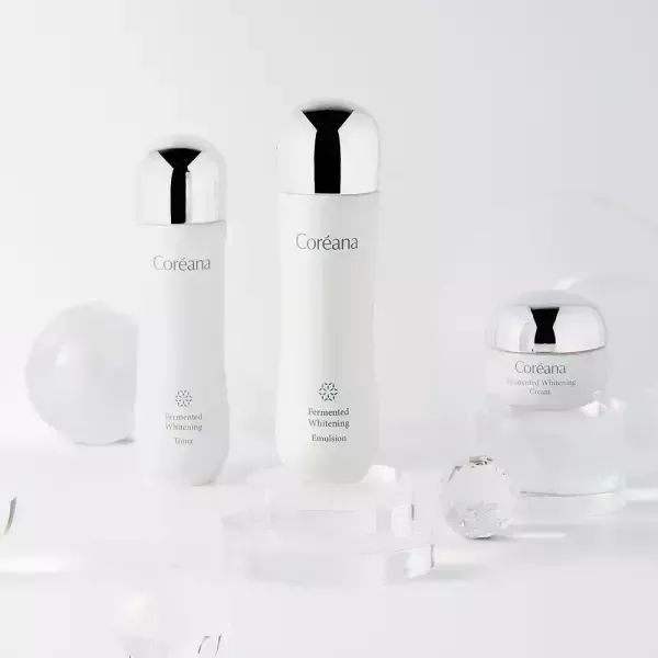 상품 이미지: [내일배 송] 코리아나 발효 화이트닝 3종 세트(토너 150ml + 에멀전 150ml + 크림 50ml)