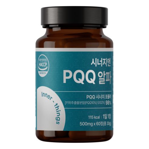 상품 이미지: [정품] 시너지엔 PQQ 알파 식약청, 1개, 60정