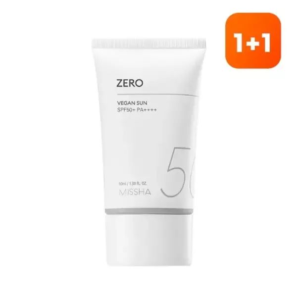상품 이미지: [1+1][미샤] 올 어라운드 세이프 블록 제로 비건 선 50ml