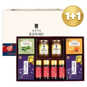 상품 이미지: (1+1) 정성가득 홍삼차세트+선물쇼핑백
