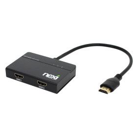 상품 이미지: 고화질 4K HDMI분배기 2포트 60Hz 동시 화면 영상 음성 유전원 모니터 분배기 스플리터 케이블 TV 연결