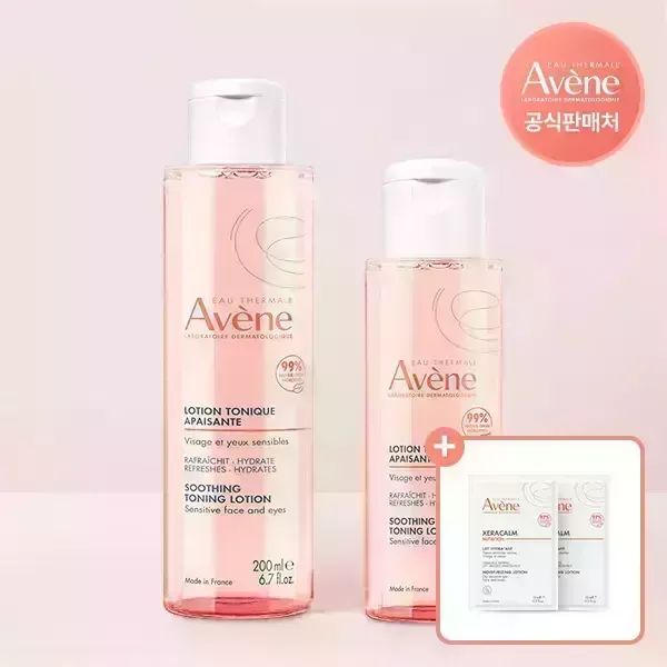 상품 이미지: 아벤느 수딩 토닝 로션 200ml +100ml+제라캄 로션 10ml 2개 추가증정