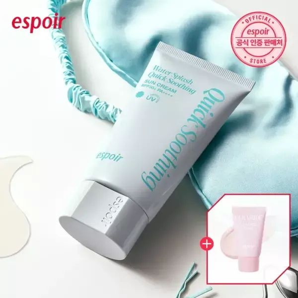 상품 이미지: 에스쁘아 NEW 워터 스플래쉬 선크림 퀵 수딩 50ml (+클렌징 폼)