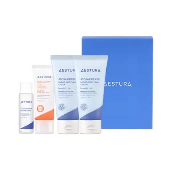 상품 이미지: 에스트라 아토베리어365 하이드로 수딩크림 더블기획세트(수딩크림 80ml, 2개+캡슐토너 25ml, 1개+비타C선크림 20ml, 1개)