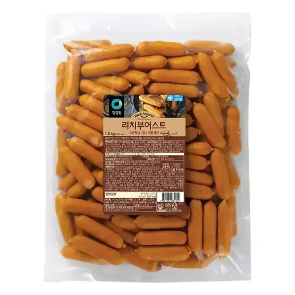 상품 이미지: 청정원 리치부어스트, 1.5kg, 1개
