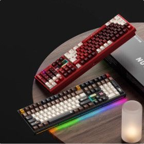 상품 이미지: WEIKAV NUT108 무선 CNC 기계식 게이밍 키보드 RGB FR4 10000mah 핫스왑