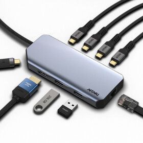 상품 이미지: USB C타입 9in1 4K 60hz Gen2 10Gbps 멀티 허브 MH430