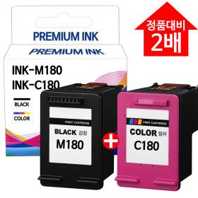 상품 이미지: 삼성 INK-M180 C180 재생잉크 대용량 세트 SL-J1660 J1770FW J1663 J1665 (정품 2배용량) 오늘출발