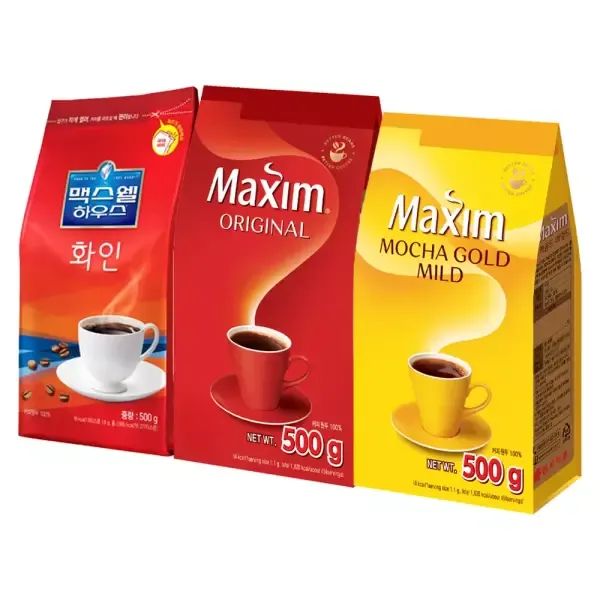 상품 이미지: 맥심 오리지날/모카골드/화인 리필 500g