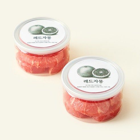 상품 이미지: 컷팅 레드 자몽, 200g, 2개