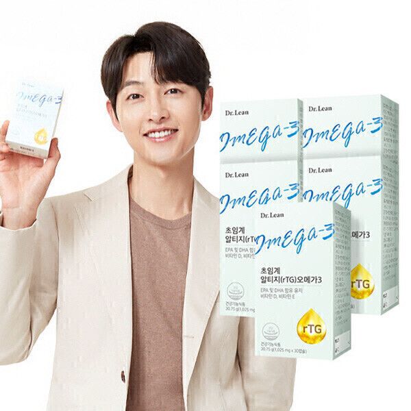 상품 이미지: 닥터린 초임계 알티지(rTG) 오메가3 (송중기 오메가) 5박스 5%적립+레몬생강즙+쇼핑백증정~9/22