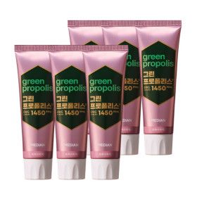 상품 이미지: 메디안 그린프로폴리스 치약 프레쉬피치 100g3입 2세트(총6개)