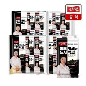 상품 이미지: 광천김 이모카세 1호 도시락김 4g 12봉 x 4팩 (총 48봉) / 들기름과 참기름의 완벽한 블렌딩