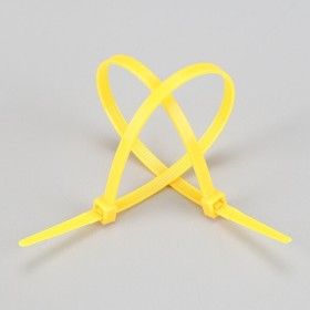 상품 이미지: 카이스전자 노랑색 케이블타이 370mm 소용량 한봉 100EA 화이트 블랙 적색 청색 노랑