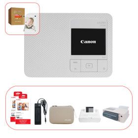 상품 이미지: 캐논 셀피 CP1500 화이트+RP-108 2개+아이리버 케이스+휴대용 배터리+충전기 패키지
