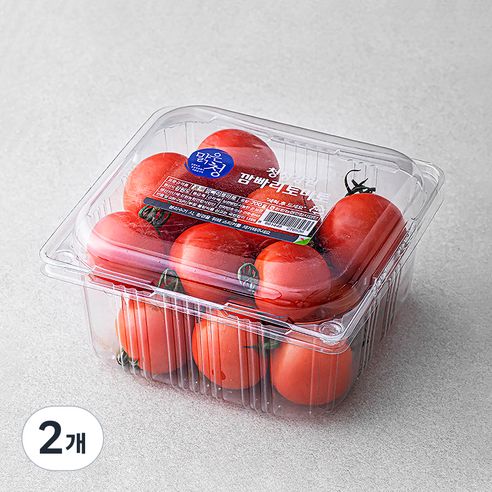 상품 이미지: 맑은청 청정강원 깜빠리 토마토, 700g, 2개