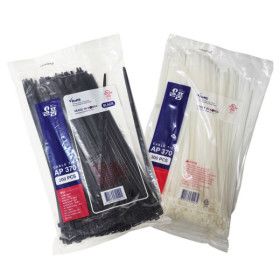 상품 이미지: 올품 AP-370 케이블타이 전선타이 370mm 300개 전선정리 고정작업 국산 백색
