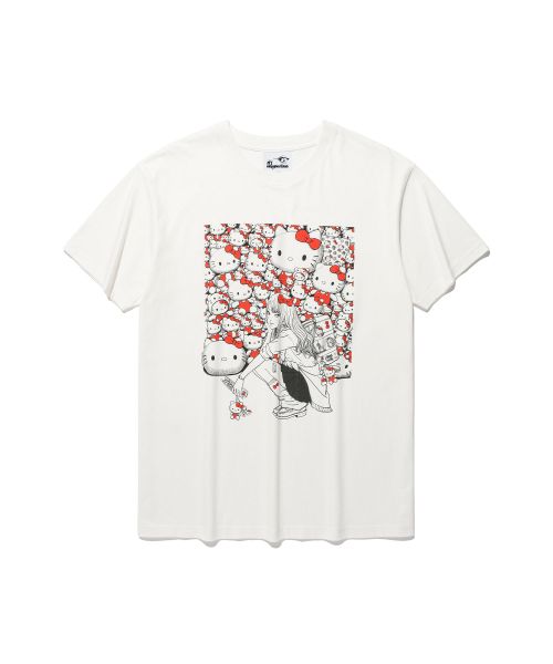 상품 이미지: JS TOMIE HELLO KITTY TEE_WHITE(NG2GMUT540G)