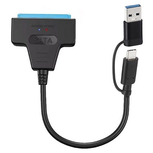 상품 이미지: 라온디지털 라디온 2.5 / 3.5인치 SSD HDD SATA to USB3.0 유전원 듀얼 컨버터