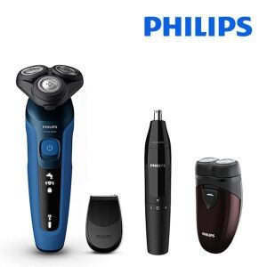 상품 이미지: (NS홈쇼핑)필립스 ShaveGo NEW 5000 시리즈 면도기(S5466/17)+휴대용면도기+코털제거기..32913205