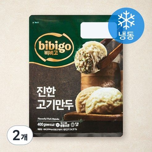 상품 이미지: 비비고 진한 고기만두 (냉동), 327g, 2개