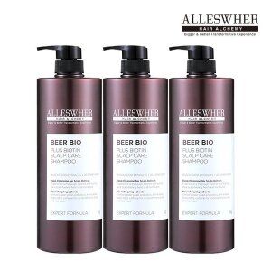 상품 이미지: 알레스버 독일 비어 바이오 스칼프 샴푸 점보용량 1kg X 3통