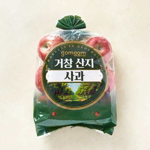 상품 이미지: 곰곰 당도선별 거창 사과, 1개, 1.5kg(중대과)