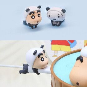 상품 이미지: 짱구는 못말려 짱구흰둥이 케이블 홀더 SET 전선정리 고정클립 단선방지