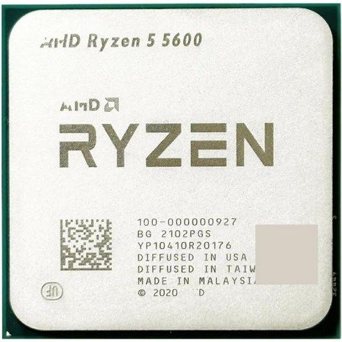 상품 이미지: CPU 프로세서 AMD Ryzen 5 5600 R5 게임 소켓 AM4 6코어 12스레드 65W DDR4 데스크톱 액세서리