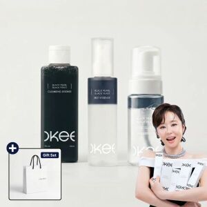 상품 이미지: 오키뷰티 최강희 흑진주 흑효모 미스트 1개 + 클렌징 세안제 클렌징팩 1개 + 흑진주