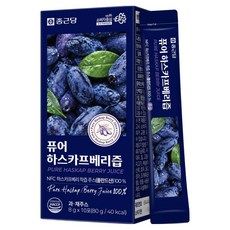 상품 이미지: 종근당 퓨어 하스카프베리즙 NFC 폴란드산 착즙 주스, 8g, 10개