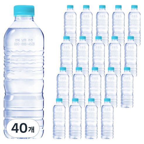 상품 이미지: 가야 G워터 생수 무라벨, 40개, 500ml