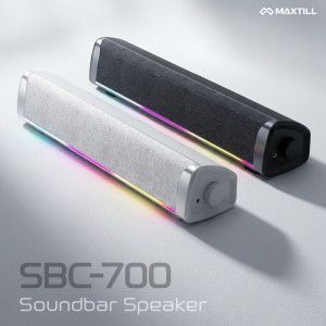 상품 이미지: C타입 USB 블루투스 RGB 게이밍 사운드바 스피커 스마트폰 태블릿 PC 컴퓨터 노트북 호환 유무선