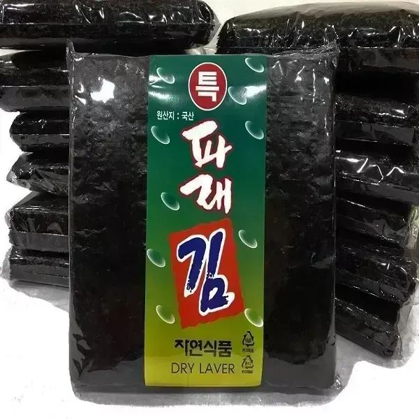 상품 이미지: [미각] 국산 향긋한 파래김 100장
