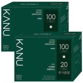 상품 이미지: (카누)맥심 카누 미니 디카페인 120Tx2개 총240T
