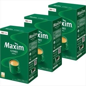 상품 이미지: 맥심 디카페인 커피믹스 100Tx3개/2세트구매시 1000원 할인x넉넉한 유통기한