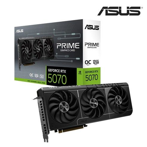 상품 이미지: ASUS PRIME 지포스 RTX 5070 OC D7 12GB 인텍앤컴퍼니