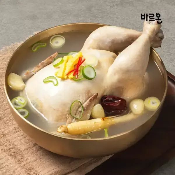 상품 이미지: 바르온 삼계탕 1kg x 3팩(실온보관)
