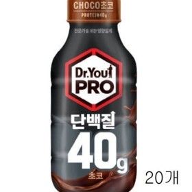 상품 이미지: 오리온 닥터유프로 단백질드링크 40g 초코(350ml) x 20팩
