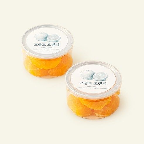 상품 이미지: 컷팅 고당도 오렌지, 200g, 2개