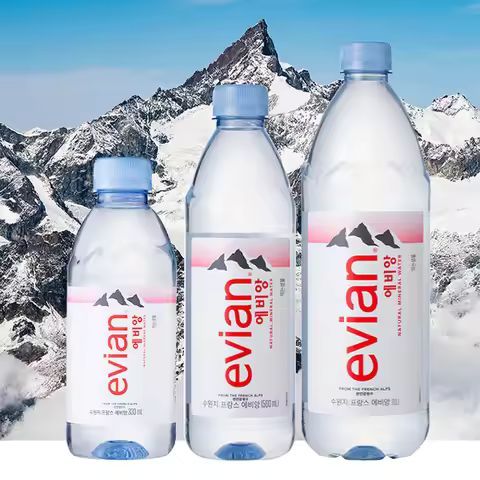 상품 이미지: 에비앙 미네랄 워터 생수 330ml / 500ml / 1L