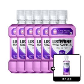 상품 이미지: 리스테린 토탈케어 플러스 250ml 6개 + 리스테린 토탈케어플러스 100ml 1개 증정